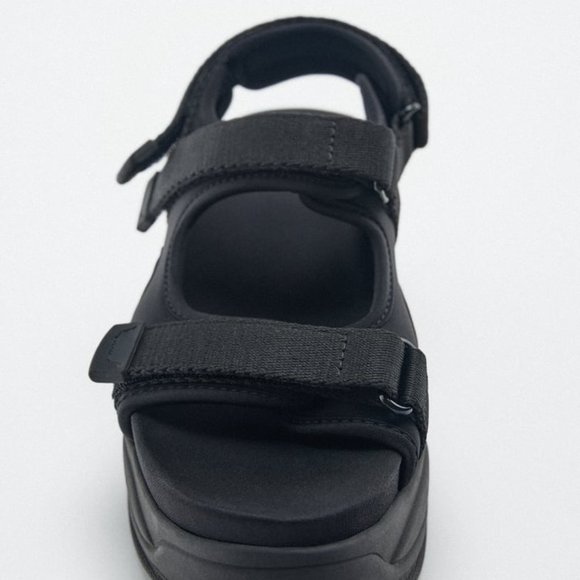 ZARA BLACK SANDALS - Picture 5 of 7
